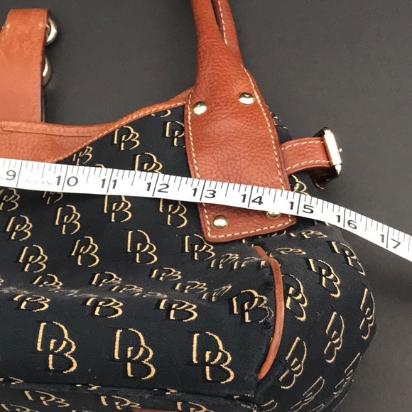 🍁 DOONEY & BOURKE RICH NAVY, CANVAS WITH TAN ACCENTS - Picture 9 of 10